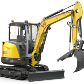 Tracked Zero Tail Excavator EZ36  (Operating weight (min.-max.) 3.718 – 4.945 kg)