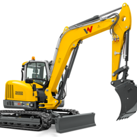 Tracked Zero Tail Excavator EZ80  (Operating weight (min.-max.) 7.918 – 9.544 kg)