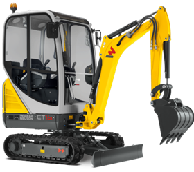 Tracked Conventional Excavator ET16  (Operating weight (min.-max.) 1.529 – 1.842 kg)